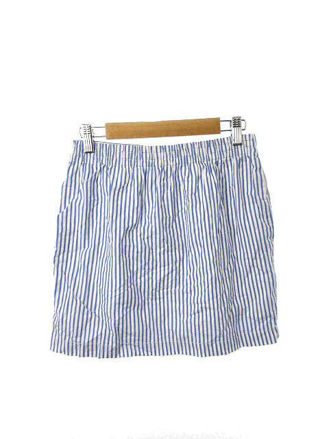 中古 スナイデル Snidel スカート タイト ミニ ストライプ 0 青 ブルー 白 ホワイト Mk22 レディースの通販はau Pay マーケット ブランド古着のベクトル