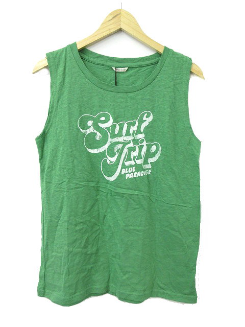 中古 アヴァンリリィ Avan Lily タンクトップ カットソー ロゴ クルーネック F 緑 グリーン Ss レディースの通販はau Pay マーケット ブランド古着のベクトル