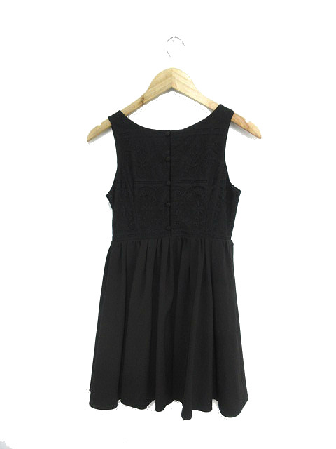 中古 ダズリン Dazzlin ワンピース ミニ レース ノースリーブ S 黒 ブラック Yk8 レディースの通販はau Pay マーケット ブランド古着のベクトル