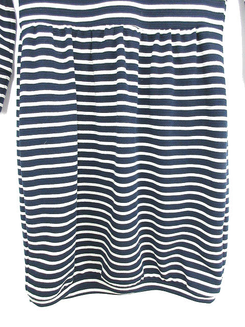 中古 リリーブラウン Lily Brown ワンピース ミニ ボーダー オープンバック 七分袖 F 青 ブルー R2k レディースの通販はau Pay マーケット ブランド古着のベクトル