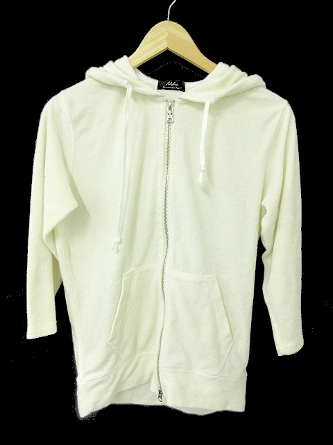 中古 エディフィス Edifice ジャケット パーカー ジップアップ 七分袖 タオル地 38 白 ホワイト Tm9 レディースの通販はau Pay マーケット ブランド古着のベクトル