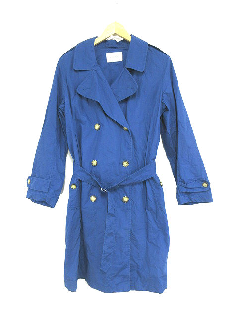 中古 マウジー Moussy コート トレンチ ロング 1 青 ブルー Tm30 レディースの通販はau Pay マーケット ブランド古着のベクトル