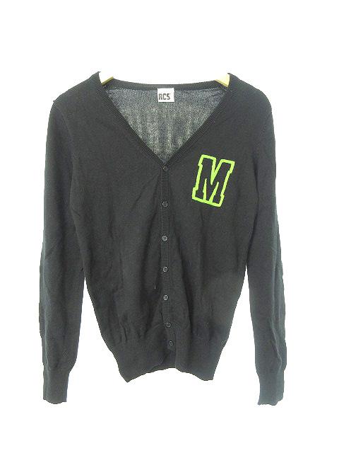 中古 ロデオクラウンズ Rodeo Crowns カーディガン ニット 長袖 プリント 刺繍 S 黒 ブラック Jn19 レディースの通販はau Pay マーケット ブランド古着のベクトル