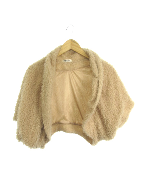中古 スライ ラング Sly Lang カーディガン ボレロ 七分袖 F ベージュ Yt5 レディースの通販はau Pay マーケット ブランド古着のベクトル