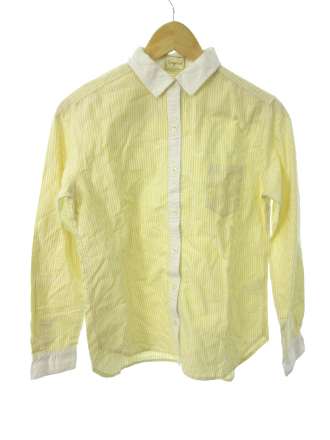 中古 アングリッド Ungrid シャツ ステンカラー ストライプ 長袖 F 黄色 白 イエロー ホワイト Rk5 レディースの通販はau Pay マーケット ブランド古着のベクトル