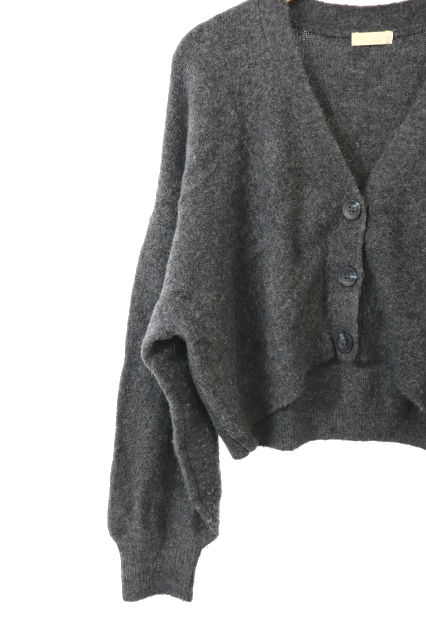 中古 Earth Music Ecology カーディガン ニット ショート Vネック 長袖 F グレー レディースの通販はau Pay マーケット ブランド古着のベクトル