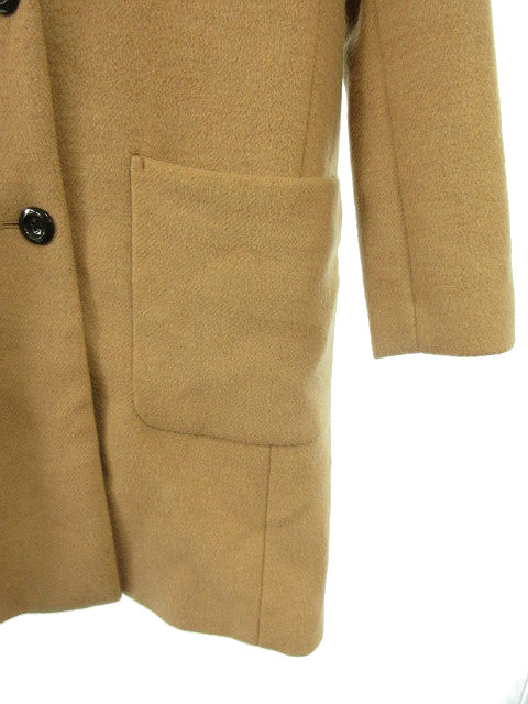 中古 ジーナシス Jeanasis コート チェスター ロング ボタンアップ ウール混 F 茶 ブラウン M2o35 レディースの通販はau Pay マーケット ブランド古着のベクトル