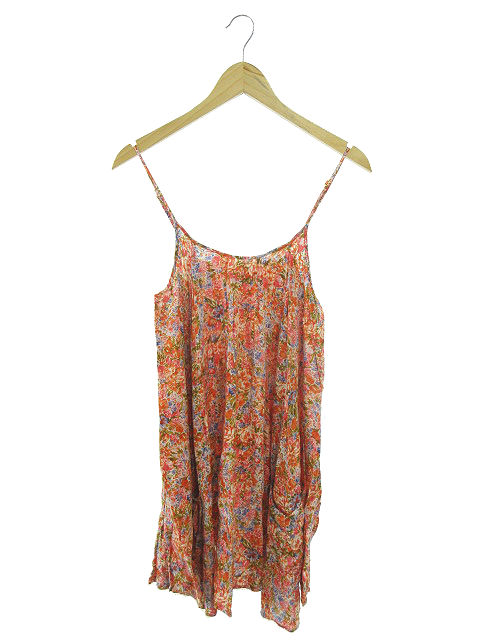 中古 アンドバイピー ディー ピンキー ダイアン ワンピース ミニ キャミソール Uネック 花柄 38 ピンク 青 レディースの通販はau Pay マーケット ブランド古着のベクトル