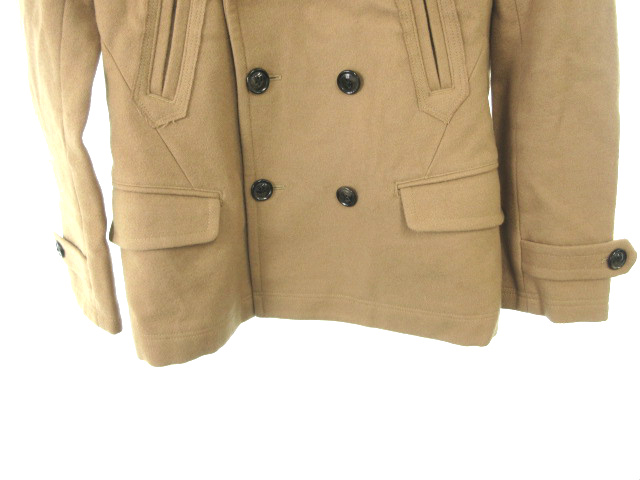 中古 ブロードゥリー コー Broderie Co ナノユニバース ピーコート Pコート ウール 38 ベージュ Yt レディースの通販はau Pay マーケット ブランド古着のベクトル