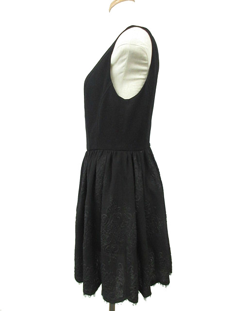 中古 スナイデル Snidel ワンピース ミニ レース ノースリーブ 1 黒 ブラック M2s レディースの通販はau Pay マーケット ブランド古着のベクトル