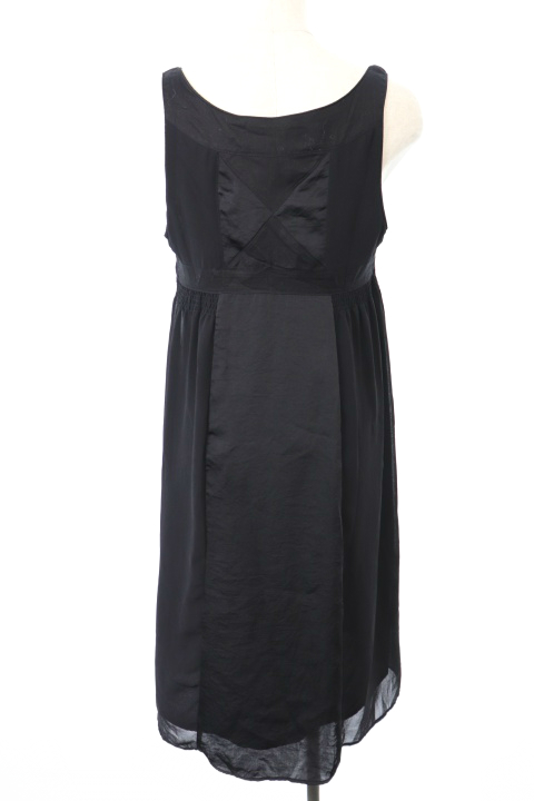 中古 レイビームス Ray Beams Work In Progress ワンピース ロング ミモレ ノースリーブ 黒 ブラック Yt39 レディースの通販はau Wowma ブランド古着のベクトル