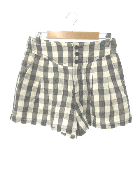 中古 ジルバイジルスチュアート Jill By Jillstuart パンツ キュロット チェック リネン混 麻混 S グレー Nn24 レディースの通販はau Pay マーケット ブランド古着のベクトル