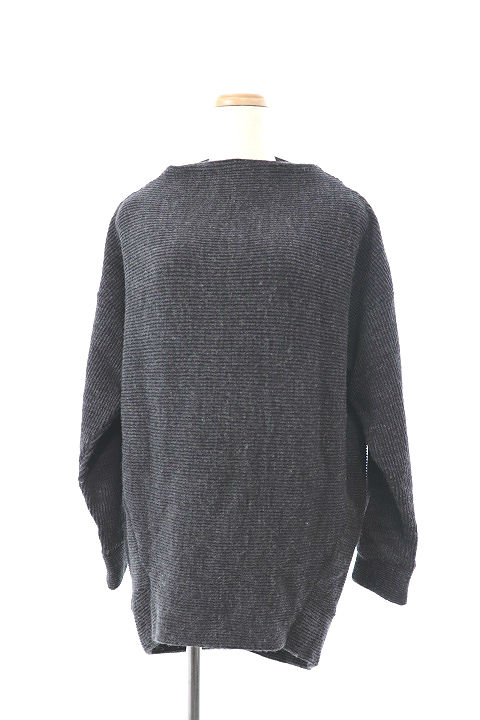 中古 ジーナシス Jeanasis ワンピース ひざ丈 ニット ボートネック オーバーサイズ 長袖 ウール混 F グレー レディースの通販はau Pay マーケット ブランド古着のベクトル