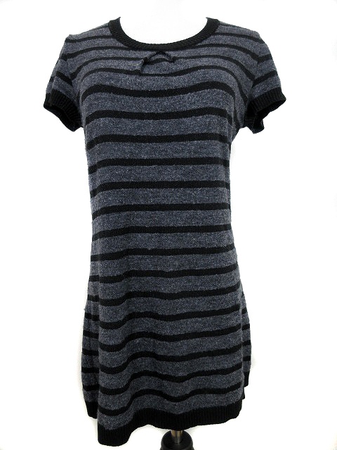 中古 リフレクト Reflect ワンピース チュニック ニット 半袖 Uネック ボーダー 9 グレー My レディースの通販はau Pay マーケット ブランド古着のベクトル