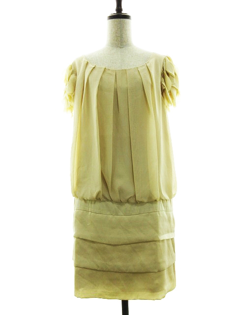 中古 レイビームス Ray Beams ワンピース ミニ 半袖 無地 ベージュ Mo レディースの通販はau Pay マーケット ブランド古着のベクトル