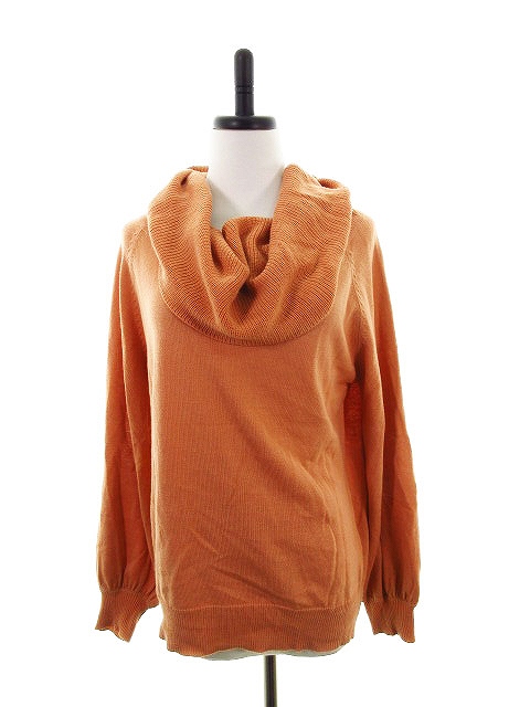 中古 グローブ Grove ニット カットソー 長袖 オフタートル オフショルダー 2way 無地 L オレンジ Ck レディースの通販はau Pay マーケット ブランド古着のベクトル