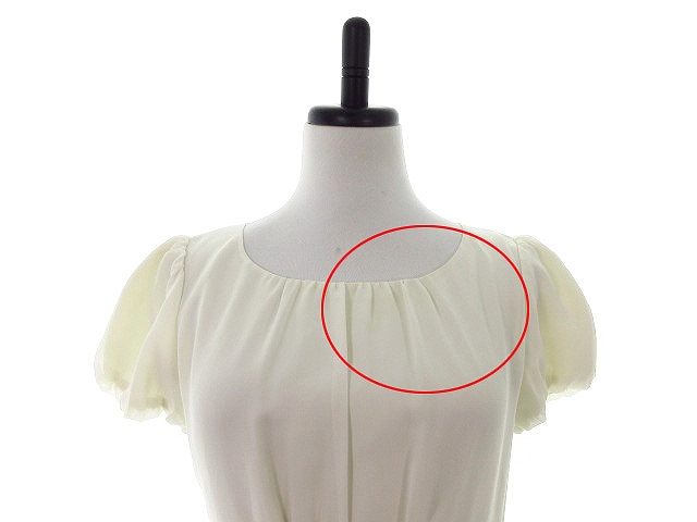 中古 エニィファム Anyfam ワンピース ひざ丈 半袖 切替 2 白 ホワイト Ck レディースの通販はau Pay マーケット ブランド古着のベクトル