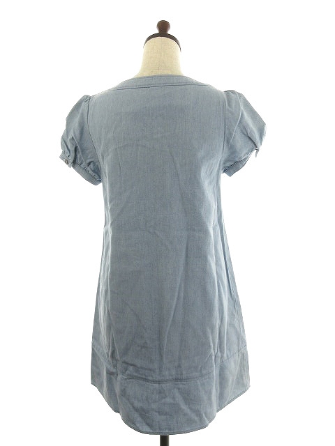 中古 マーキュリーデュオ Mercuryduo ワンピース ミニ 半袖 デニム F 青 ブルー M1 レディースの通販はau Pay マーケット ブランド古着のベクトル