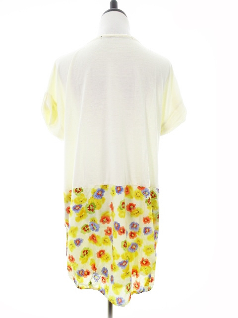 中古 リベットアンドサージ Rivet Surge ワンピース ミニ 半袖 花柄 黄 イエロー Mo レディースの通販はau Pay マーケット ブランド古着のベクトル