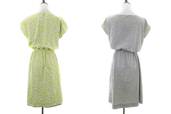 中古 ビス Vis ワンピース ミニ 半袖 リバーシブル 花柄 F 黄 イエロー M2 レディースの通販はau Pay マーケット ブランド古着のベクトル