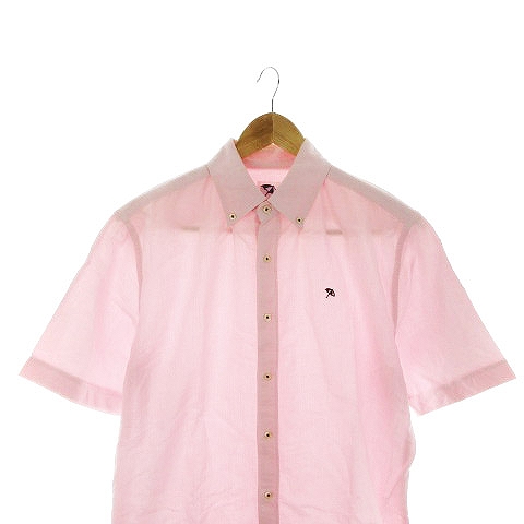 中古 アーノルドパーマー Arnold Palmer シャツ ボタンダウン 半袖 ロゴ 3 ピンク Ck メンズの通販はau Pay マーケット ブランド古着のベクトル