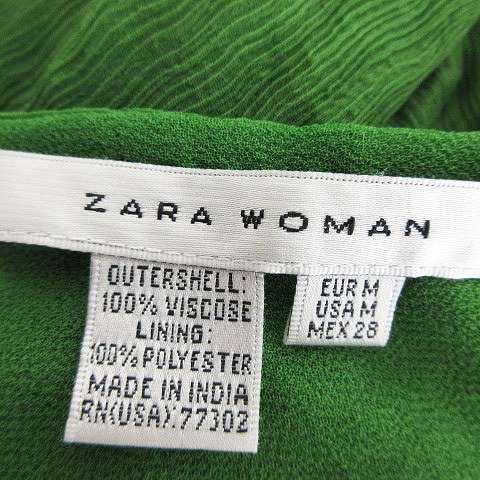 中古 ザラウーマン Zara Woman ワンピース キャミワンピ ミニ 花柄 M 緑 グリーン Ck レディースの通販はau Pay マーケット ブランド古着のベクトル