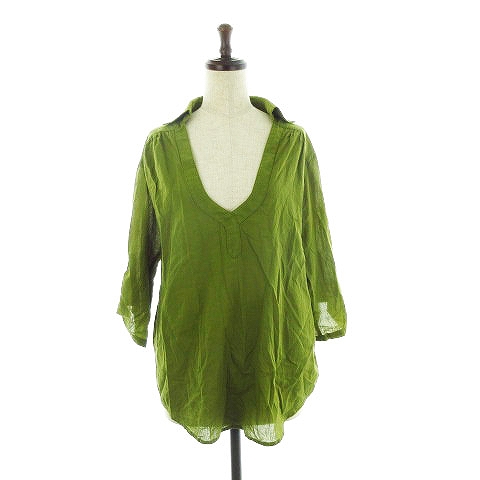 中古 アズールバイマウジー Azul By Moussy ワンピース チュニック 七分袖 無地 M カーキ Ck レディースの通販はau Pay マーケット ブランド古着のベクトル