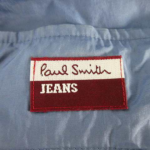 中古 ポールスミスジーンズ Paul Smith Jeans ジャケット ベスト ジップアップ 刺繍 40 青 ブルー Mo レディースの通販はau Pay マーケット ブランド古着のベクトル