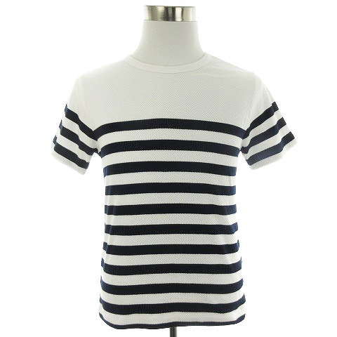 中古 ナノユニバース Nano Universe Tシャツ カットソー 半袖 コットン 薄手 ボーダー S 白 トップス メンズの通販はau Pay マーケット ブランド古着のベクトル