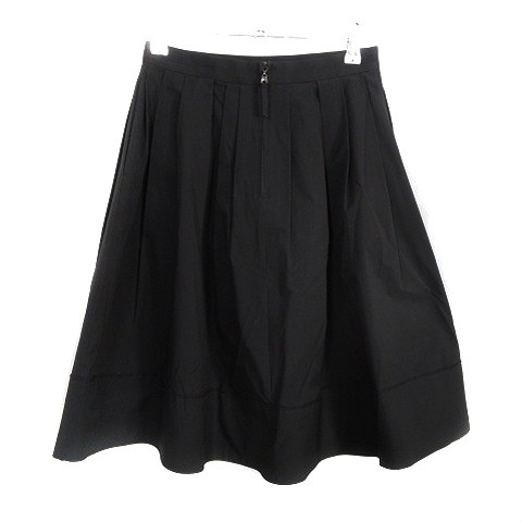 中古】エムプルミエ ブラック M-Premier BLACK スカート フレア ひざ丈