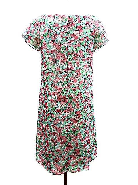 中古 クリアインプレッション Clear Impression ワンピース ミニ 半袖 スクエアネック 花柄 1 ピンク m レディースの通販はau Pay マーケット ブランド古着のベクトル