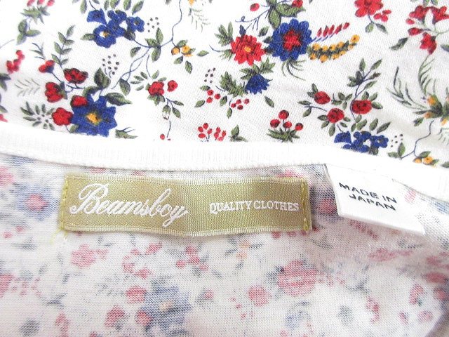 中古 ビームスボーイ Beams Boy ワンピース ミニ 半袖 花柄 白 ホワイト m レディースの通販はau Pay マーケット ブランド古着のベクトル