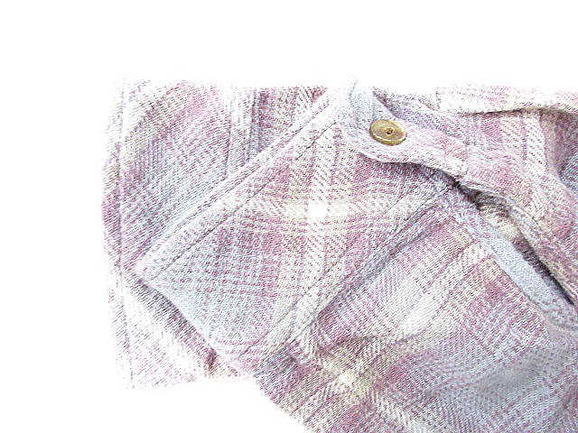 中古 インパクティスケリー Inpaichthys Kerri ネルシャツ 七分袖 フリンジ チェック S 紫 パープル レディースの通販はau Pay マーケット ブランド古着のベクトル