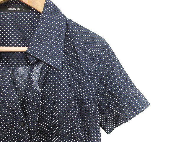 中古 コムサイズム Comme Ca Ism ワンピース シャツ 半袖 ミニ ドット M 紺色 ネイビー o15 レディースの通販はau Pay マーケット ブランド古着のベクトル