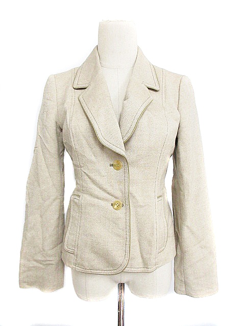 中古 ポールスチュアート Paul Stuart ジャケット テーラード 総裏地 シングル 6 ベージュ m レディースの通販はau Pay マーケット ブランド古着のベクトル