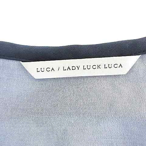 中古 レディラックルカ Lady Luck Luca ワンピース チュニック ミニ ノースリーブ スリット 38 青 ブルー m8の通販はau Pay マーケット ブランド古着のベクトル