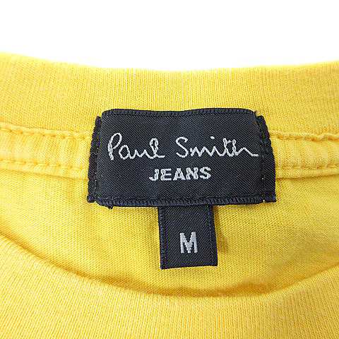 中古 ポールスミスジーンズ Paul Smith Jeans Tシャツ カットソー 半袖 プリント クルーネック M 黄色 イエローの通販はau Pay マーケット ブランド古着のベクトル