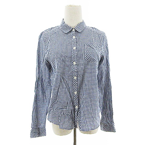 中古 アルシーヴ Archives シャツ 長袖 チェック M 青 ブルー Aam17 レディースの通販はau Pay マーケット ブランド古着のベクトル