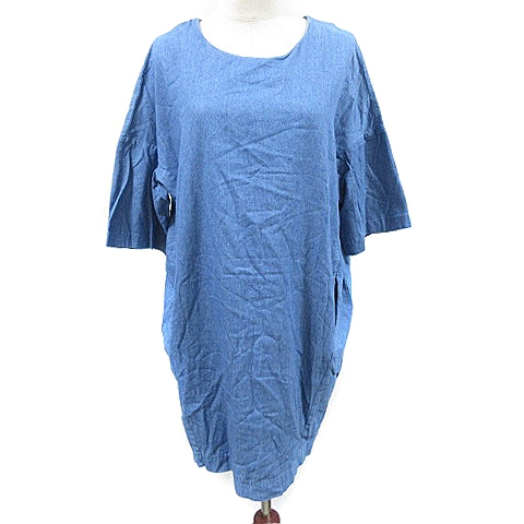 中古 アーバンリサーチ Urban Research ワンピース ミニ 七分袖 F 青 ブルー m18 レディースの通販はau Pay マーケット ブランド古着のベクトル