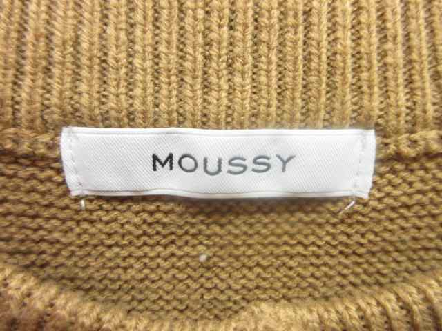 【AZUL BY MOUSSY】マウジー(F)タグ付き 総柄 ニットカーディガン