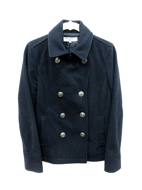 中古 ナチュラルビューティーベーシック Natural Beauty Basic ピーコート Pコート 総裏地 ウール M 黒 ブラックの通販はau Pay マーケット ブランド古着のベクトル