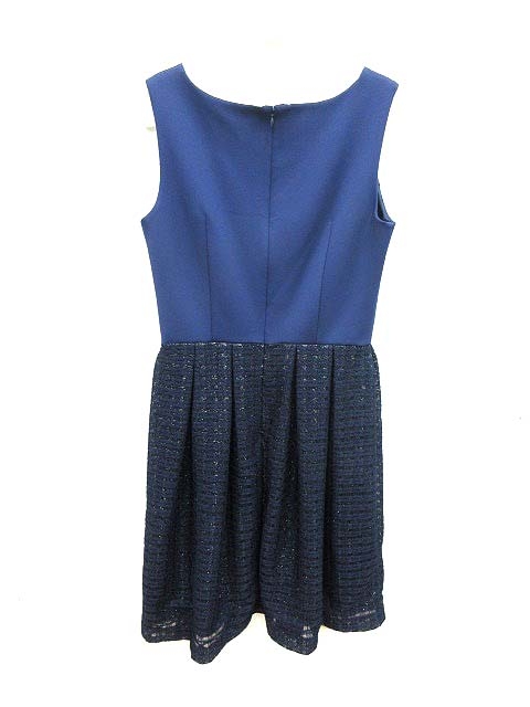 中古 ルゥデルゥ Rew De Rew ワンピース フレア ひざ丈 ノースリーブ チュール 38 紺 ネイビー Kb レディースの通販はau Pay マーケット ブランド古着のベクトル