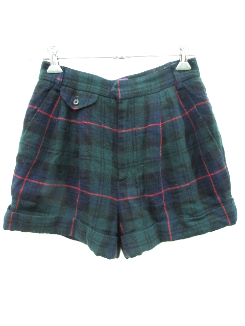 中古 ポールスミス Paul Smith パンツ ショート ロールアップ チェック ウール 38 緑 グリーン Ct レディースの通販はau Pay マーケット ブランド古着のベクトル