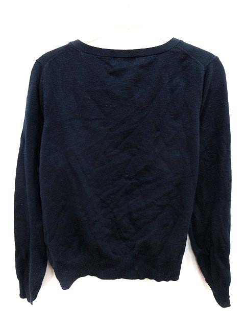 中古 エモダ Emoda ニット セーター 長袖 Vネック F 紺 ネイビー Yi レディースの通販はau Pay マーケット ブランド古着のベクトル