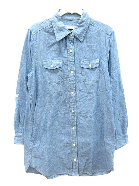 中古 ハニーサックルローズ Honeysuckle Rose ワンピース シャツ デニム ひざ丈 長袖 M 青 ブルー Yk レディースの通販はau Pay マーケット ブランド古着のベクトル