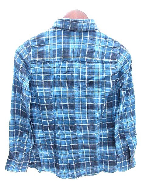 中古 ナノユニバース Nano Universe The 1st Floor ネルシャツ チェック 長袖 36 青 ブルー Yk レディースの通販はau Pay マーケット ブランド古着のベクトル