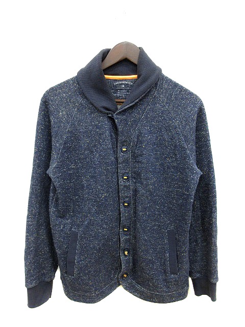 中古 アーバンリサーチ カーディガン トレーナー スウェット カットソー 長袖 エルボーパッチ 38 青 ブルー メンズの通販はau Pay マーケット ブランド古着のベクトル