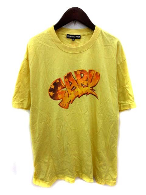 中古 サンタスティック Santastic カットソー Tシャツ 半袖 クルーネック Xl黄色 イエロー Yi メンズの通販はau Pay マーケット ブランド古着のベクトル