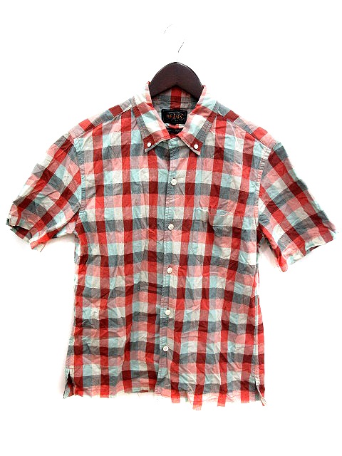 中古 ビームス Beams シャツ ボタンダウン 半袖 チェック マルチカラー Rt メンズの通販はau Pay マーケット ブランド古着のベクトル