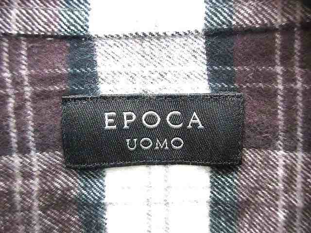 中古】エポカ ウォモ EPOCA UOMO ネルシャツ チェック 長袖 50 茶 ブラウン 白 ホワイト /YK メンズの通販はau PAY  マーケット - ブランド古着のベクトル